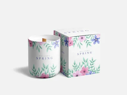 How do custom-printed candle boxes help in marking?